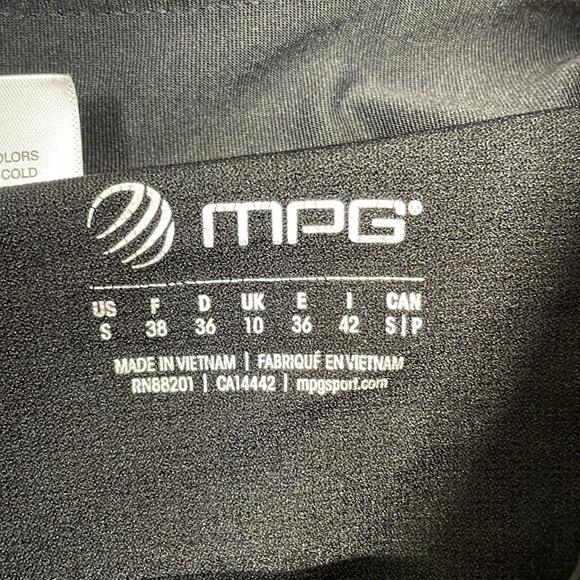 MPG Athletic Running Shorts Lined Black Gray Pink Zipper Pocket S - Picture 11 of 16
